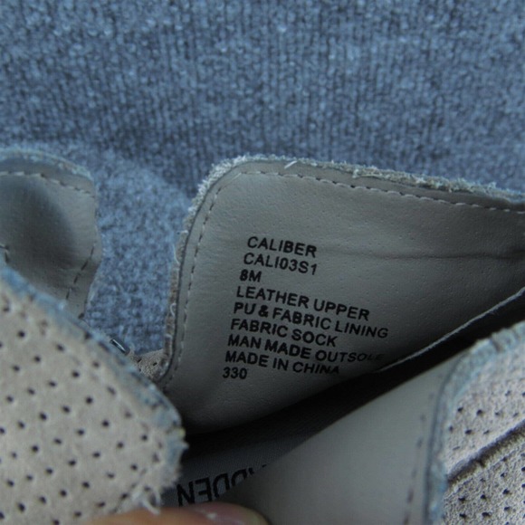 Steve Madden Caliber Women Bootie Gray Leather Zip Size 8 Medium - Picture 6 of 8